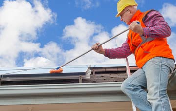 Sandvoe soft wash roof cleaning